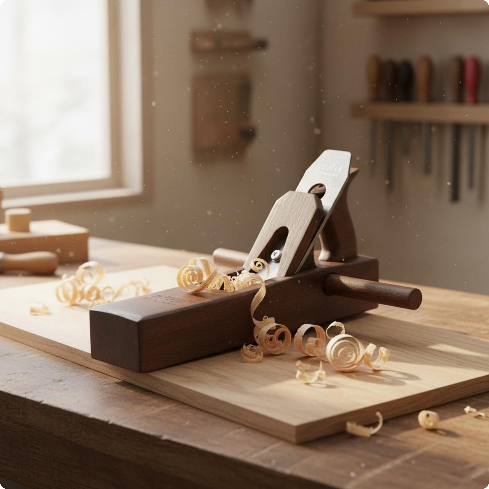 Ebony Wood Plane Easy Assembly Carpentry Smoothing Plane for DIY Enthusiasts