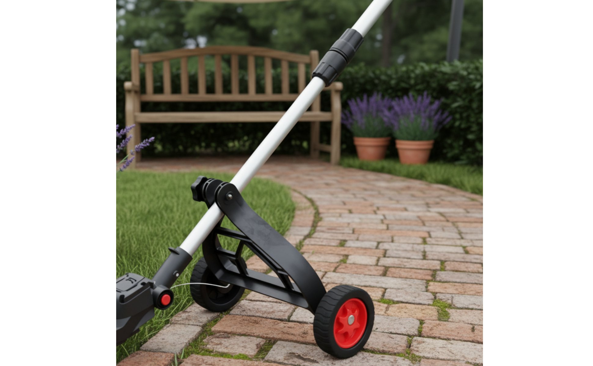 Grass Rolling Support Labor Saving String Trimmer Support Wheels