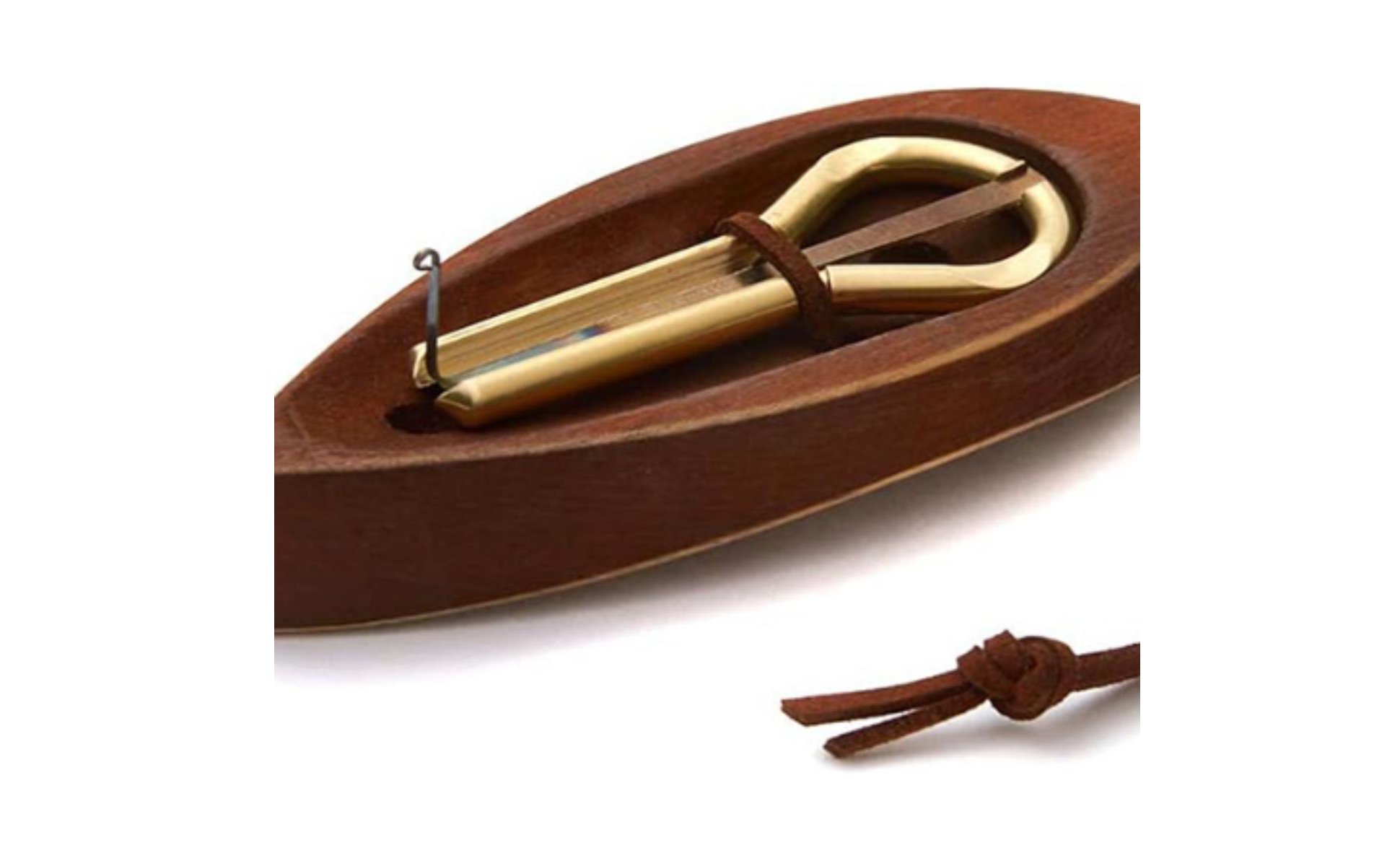 Portable Mouth Harp with Case Handmade Brass Jew's Harp for Musicians, Beginners