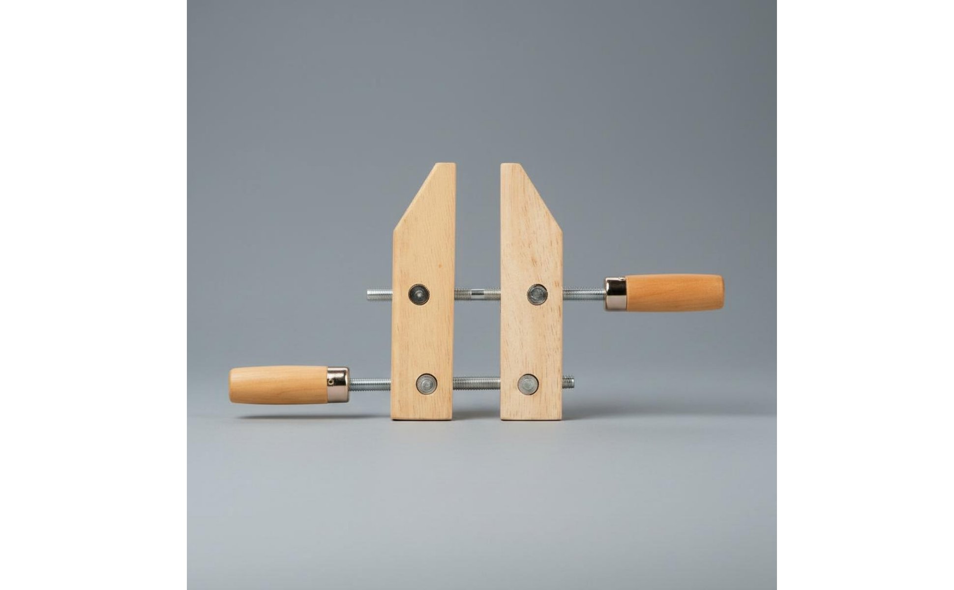 Wooden Hand Screw Clamp Long-Lasting Rubberwood Body Parallel Jaw Wood Clamp