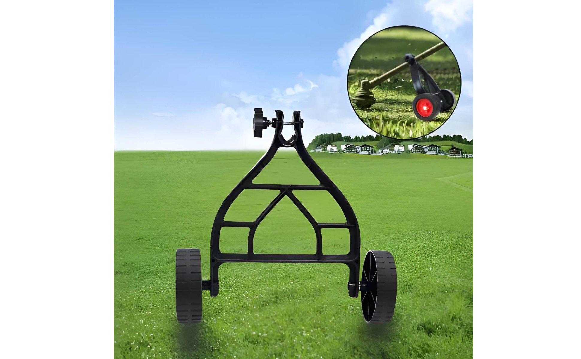 Grass Rolling Support Labor Saving String Trimmer Support Wheels