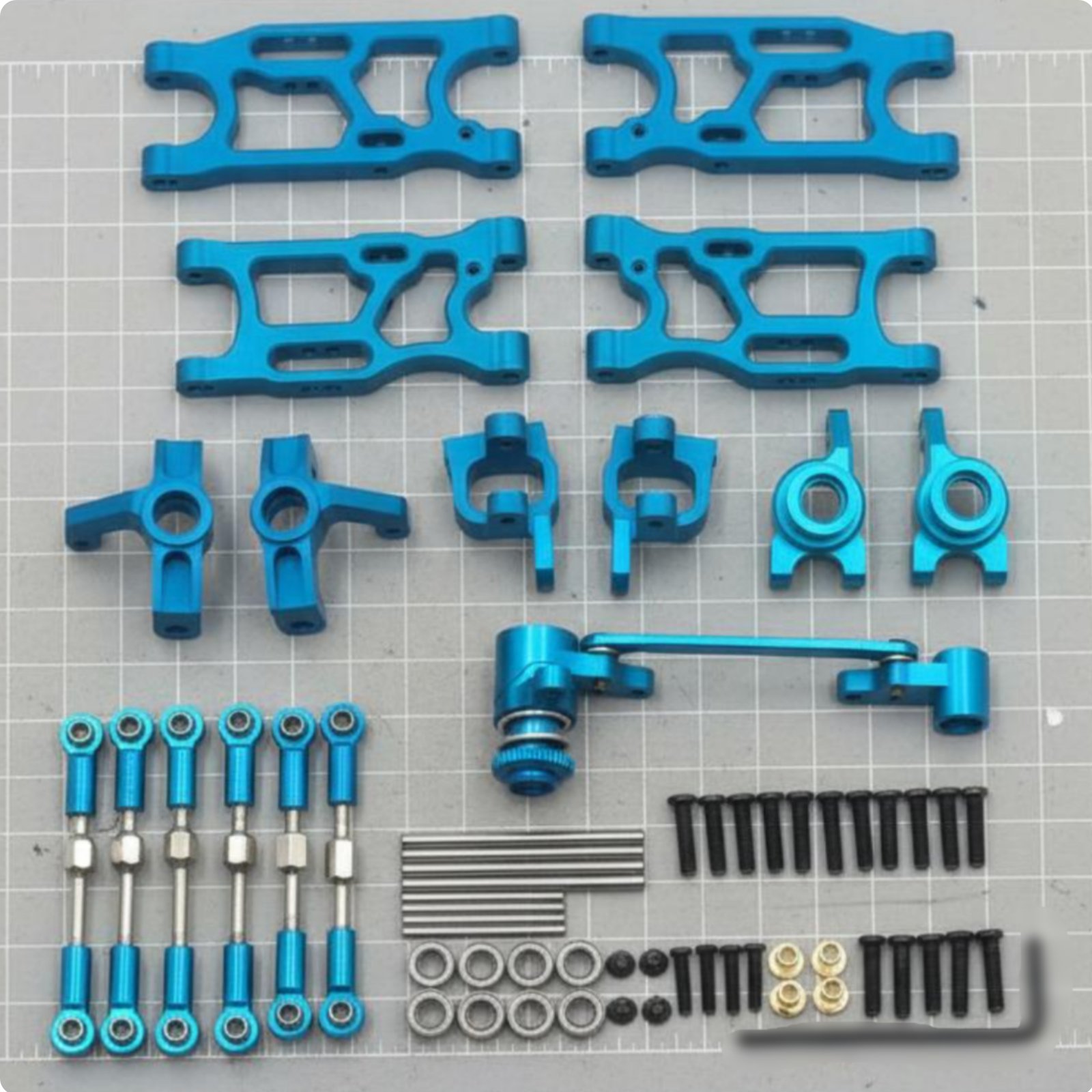 Aluminium-Aufhängungs-Kit hohe Präzision 1/14 RC-Auto Umbausatz langlebig