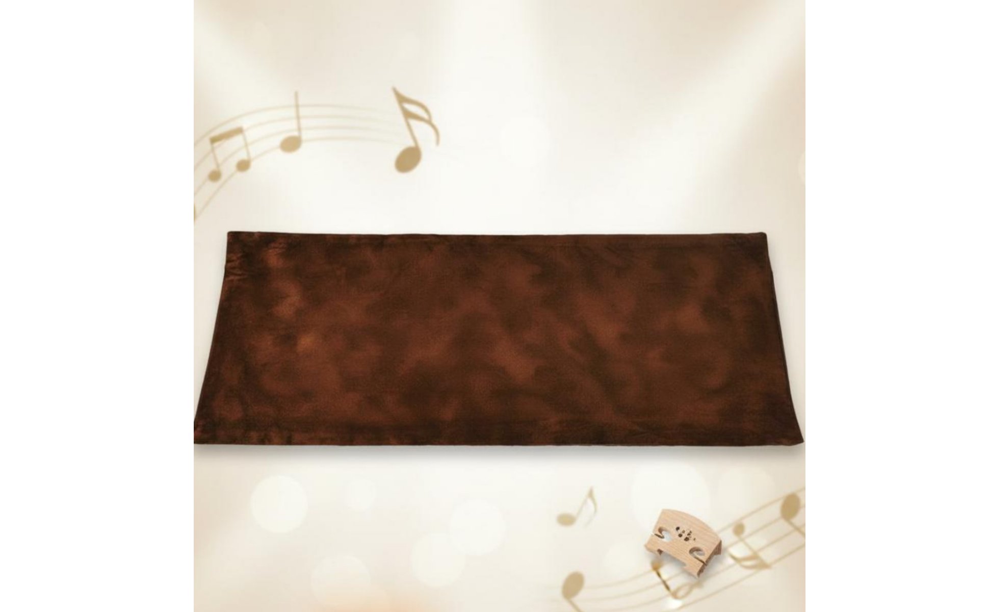Couverture En Velvet pour Violon Doux Au Toucher Housse Anti-Poussière Violon