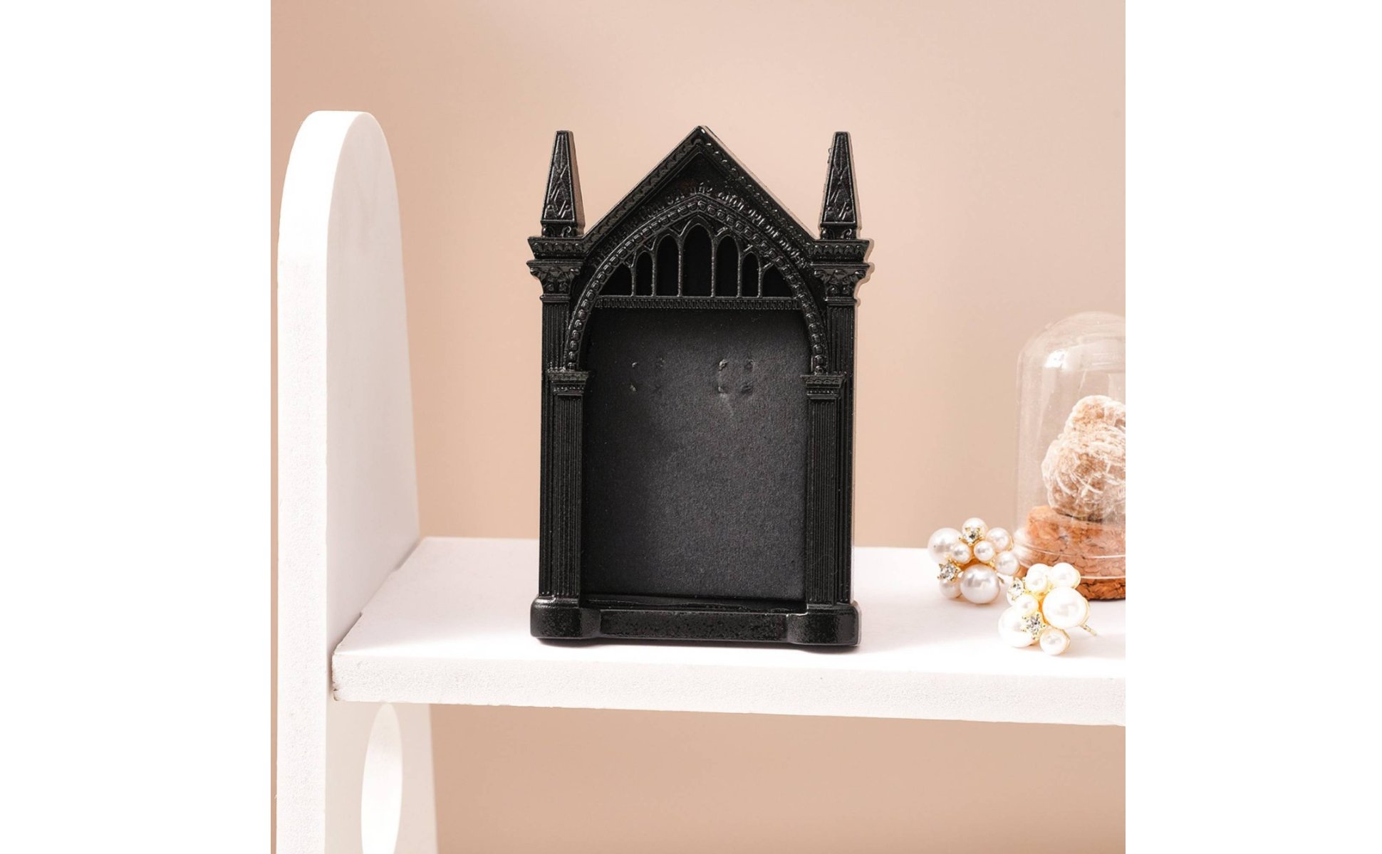 Cathedral Arch Mirror Photography Prop Medieval Mirror Set for Dressing Table