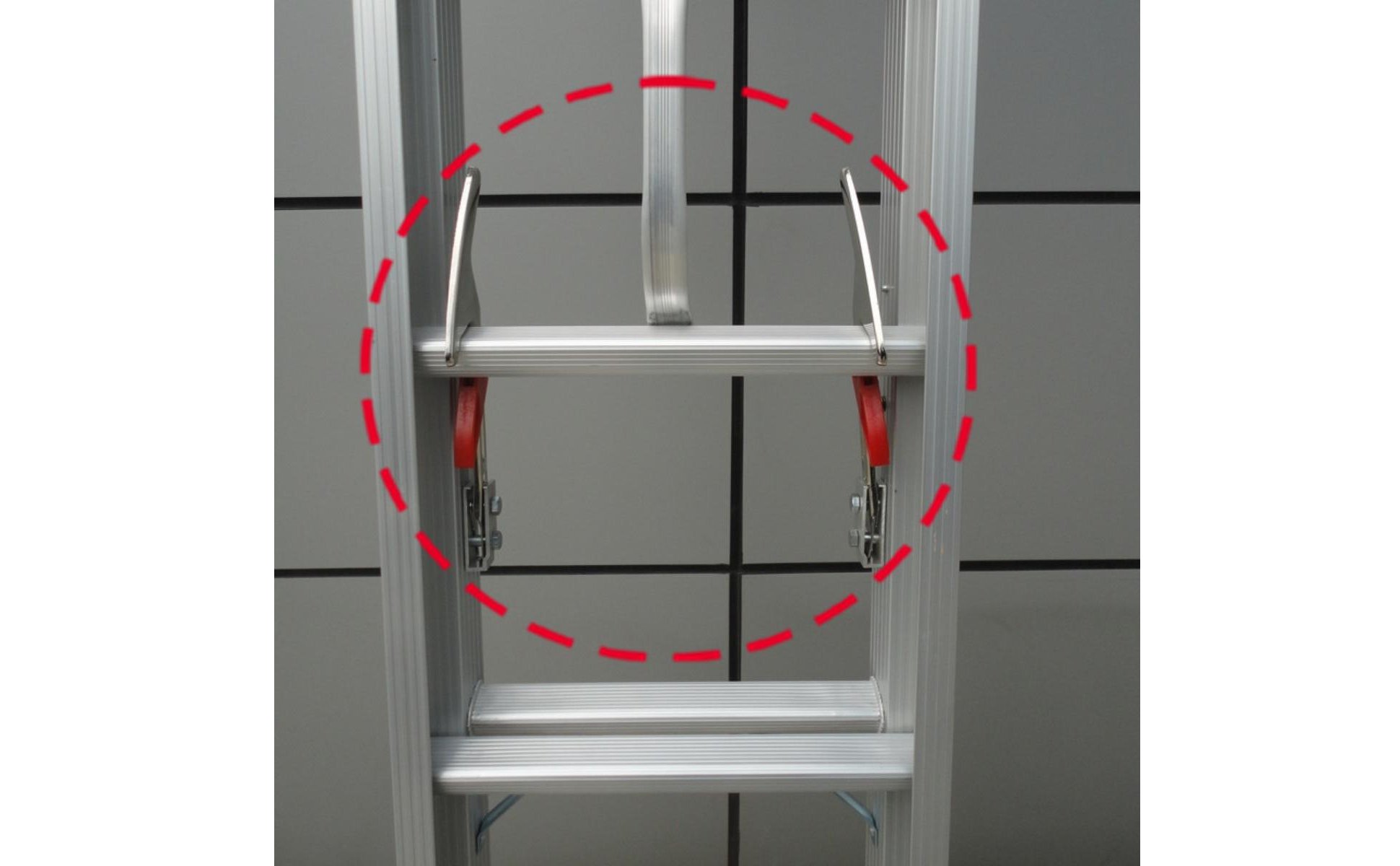 Telescopic Ladder Lock Bracket Heavy Duty Aluminum Ladder Lock