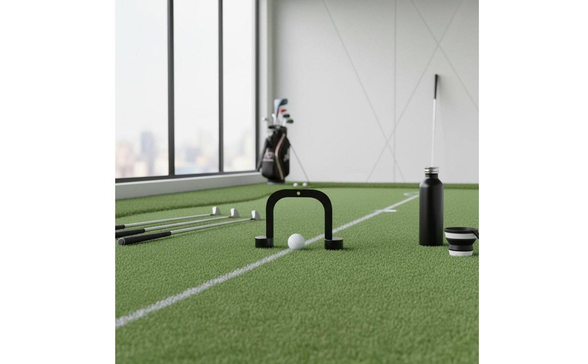 Putting Gate and Alignment Aid Kit Visual Feedback Golf Putting Training Set