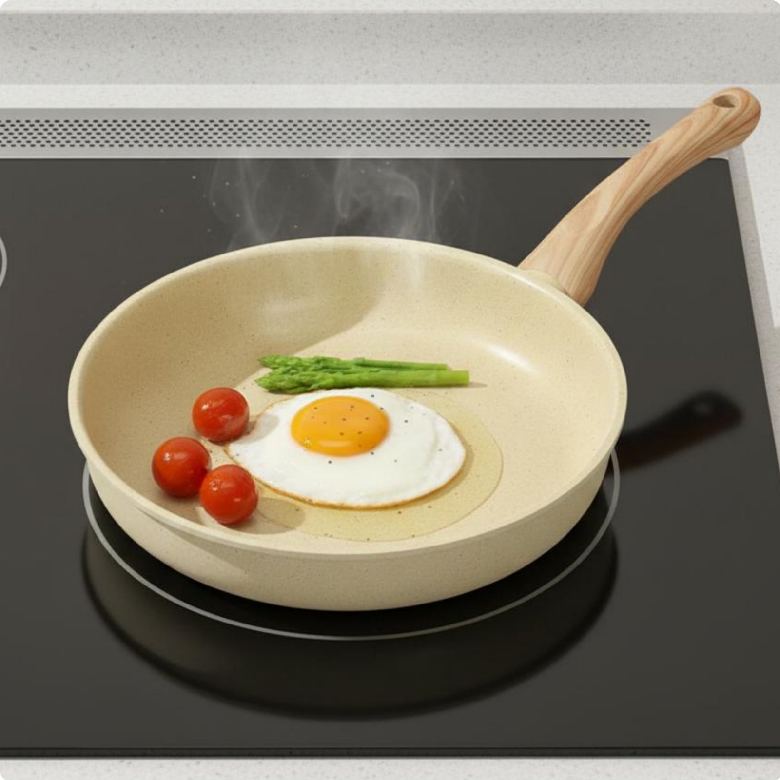 Maifan Stone Frying Pan Lightweight Design Non-Stick Stone Frying Pan