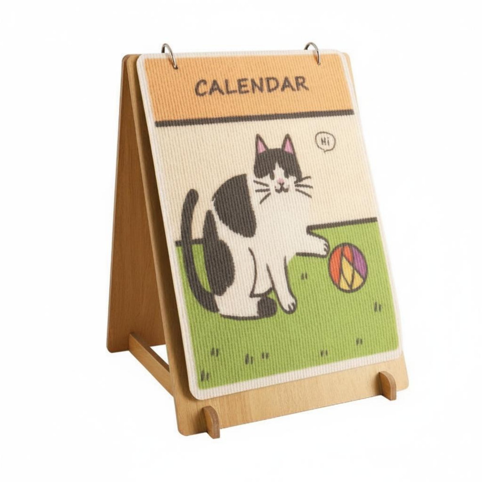 Calendar Cat Scratcher Furniture Protector Cartoon Cat Scratching Pad Replaceable Pads Pet Supplies