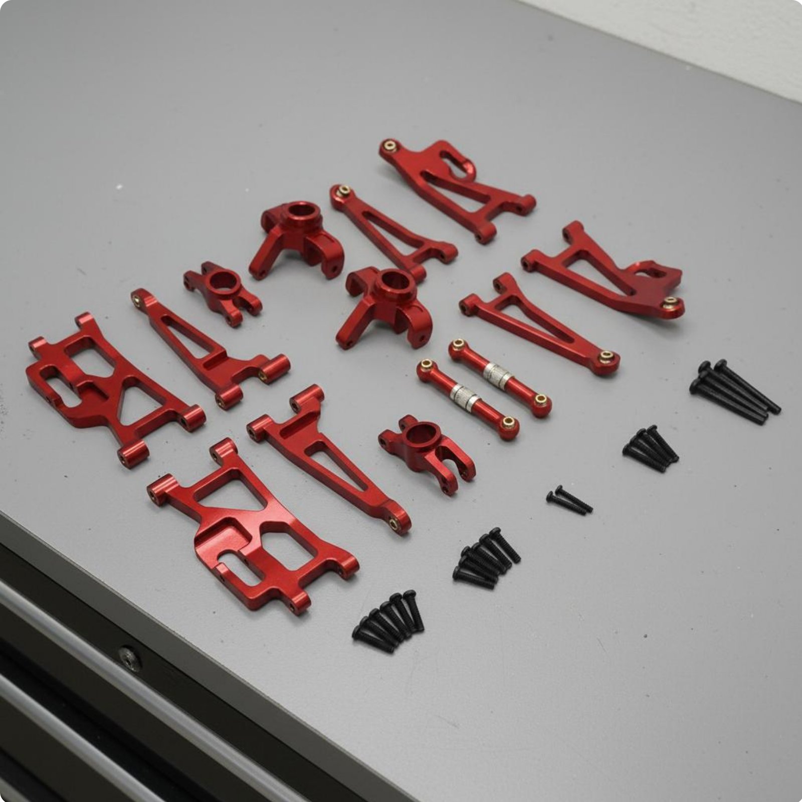 Metall-Upgrade-Satz Komplettsatz Aluminium-Querlenker-Satz für Modellbauer