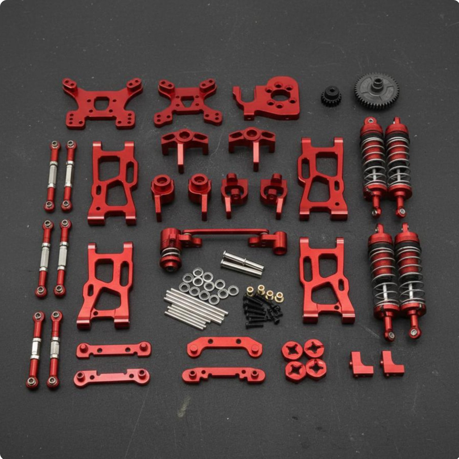 Metall Upgrade-Set stabile Aluminiumlegierung komplettes Fahrwerksteile-Set