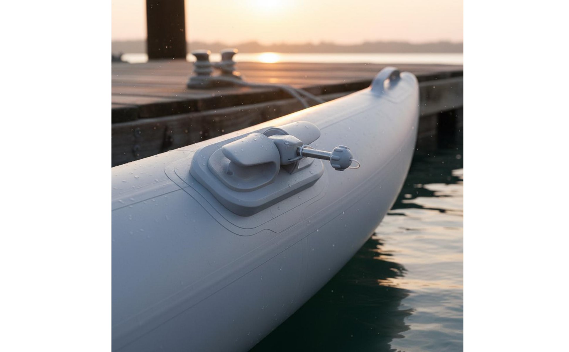 Inflatable Boat Paddle Lock Sturdy Kayak Oar Mount Attachment Easy Installation