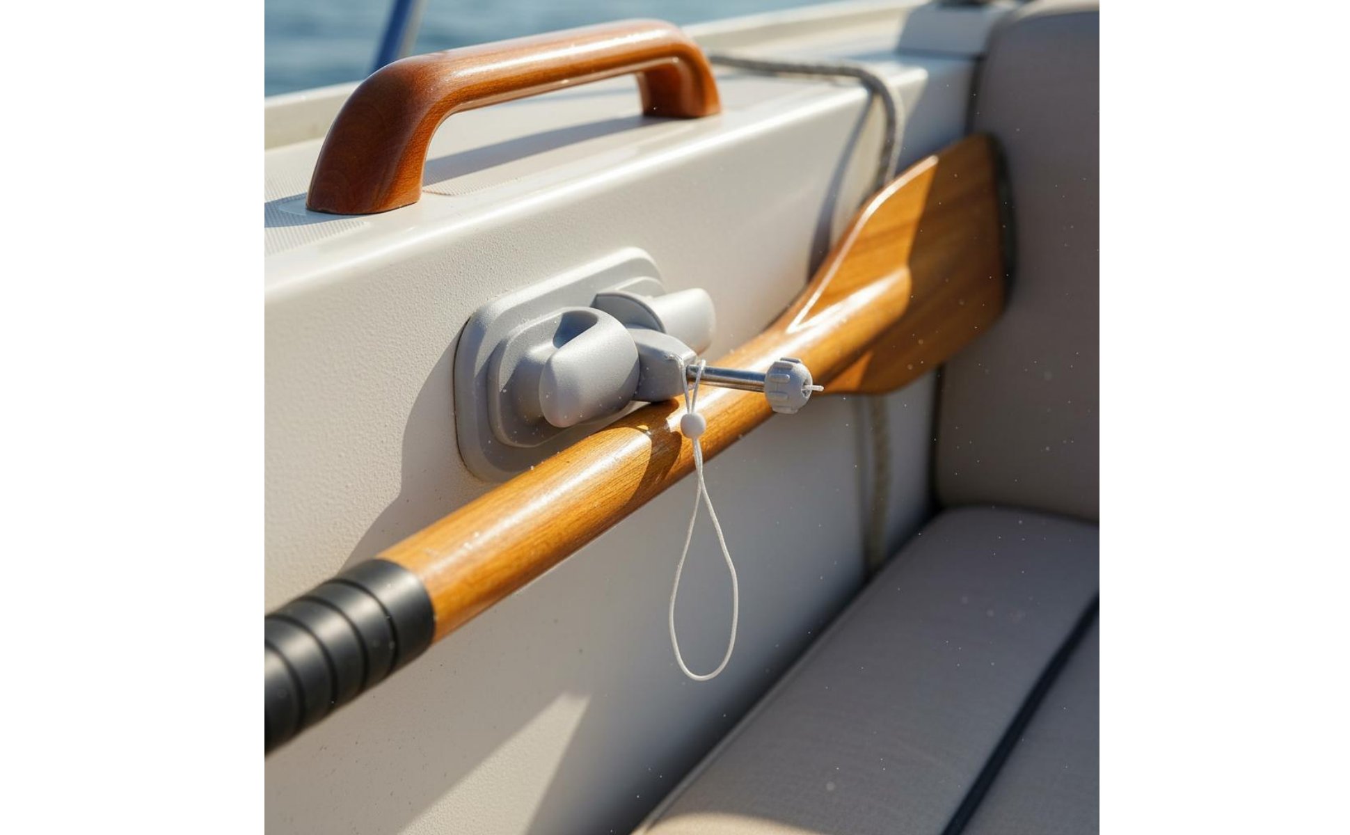 Inflatable Boat Paddle Lock Sturdy Kayak Oar Mount Attachment Easy Installation