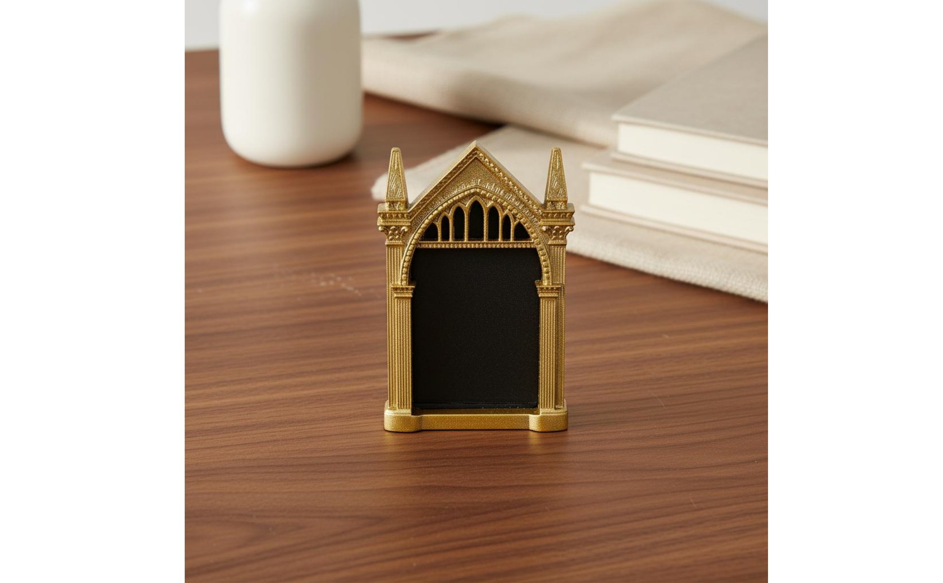 Cathedral Arch Mirror Photography Prop Medieval Mirror Set for Dressing Table