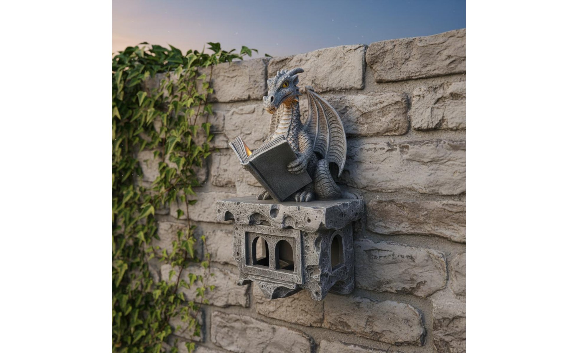Solar Dragon Wall Light Creative Design Solar Dragon Light Auto On/deactivate