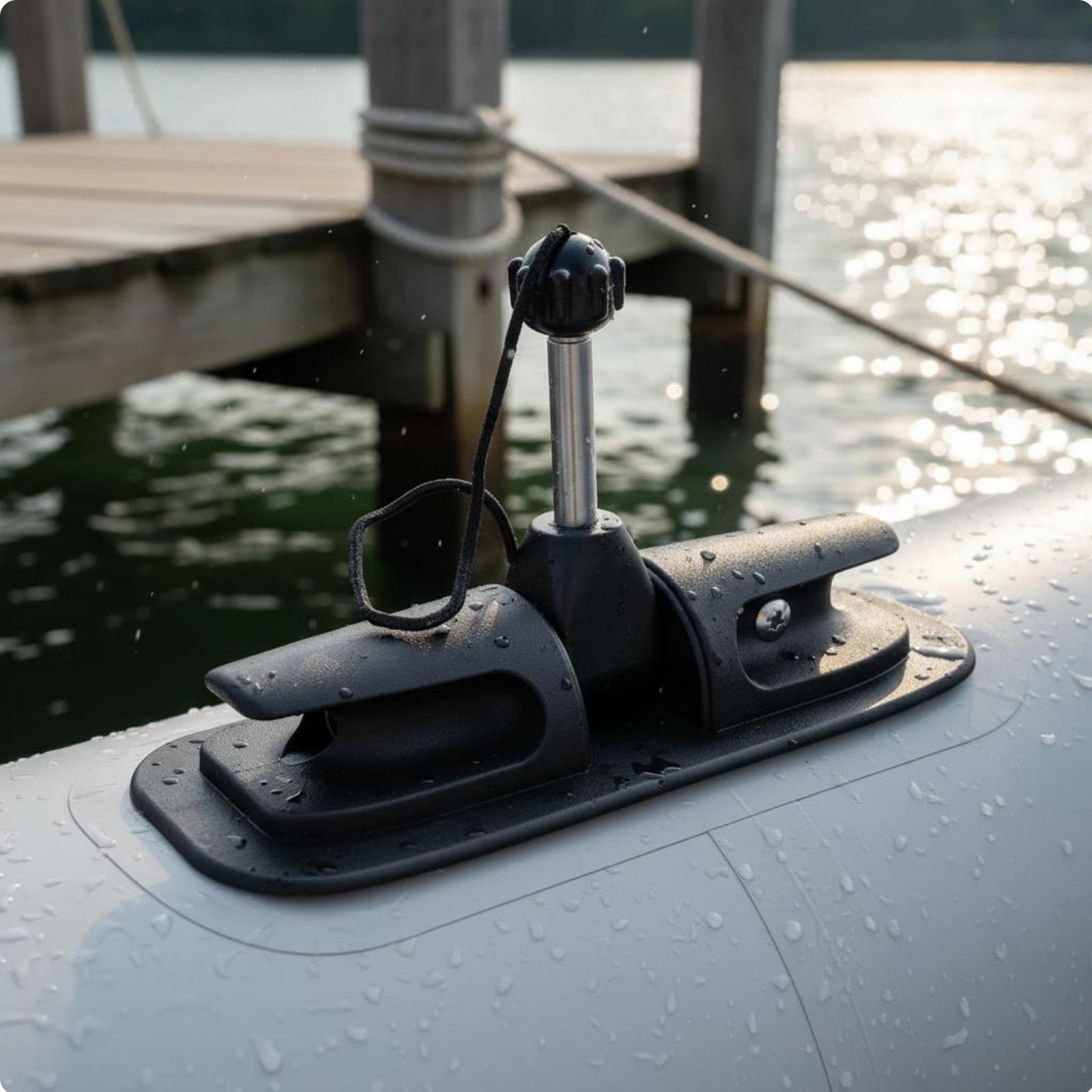 Inflatable Boat Paddle Lock Sturdy Raft Paddle Holder Lightweight for Fishing