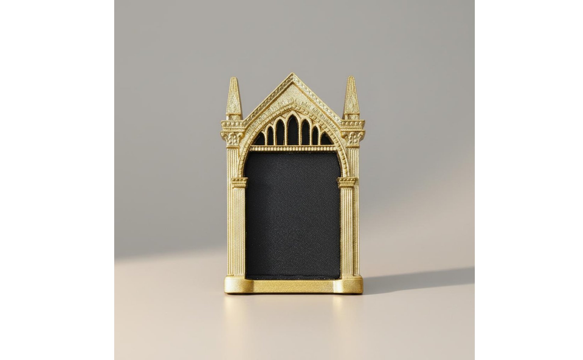 Cathedral Arch Mirror Photography Prop Medieval Mirror Set for Dressing Table