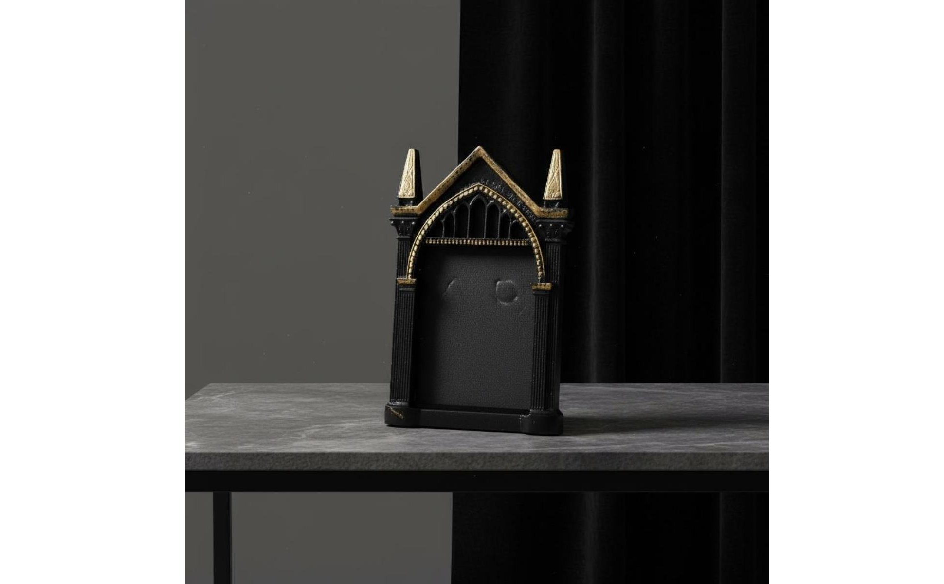 Cathedral Arch Mirror Photography Prop Medieval Mirror Set for Dressing Table