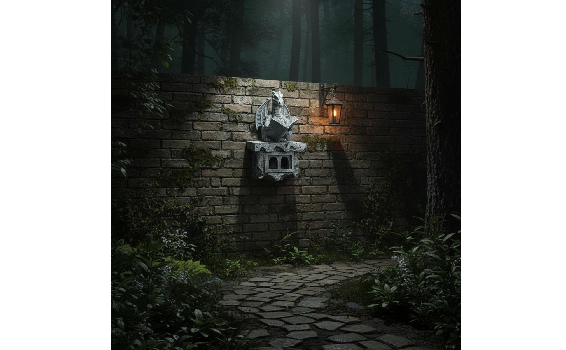 Solar Dragon Wall Light Creative Design Solar Dragon Light Auto On/deactivate