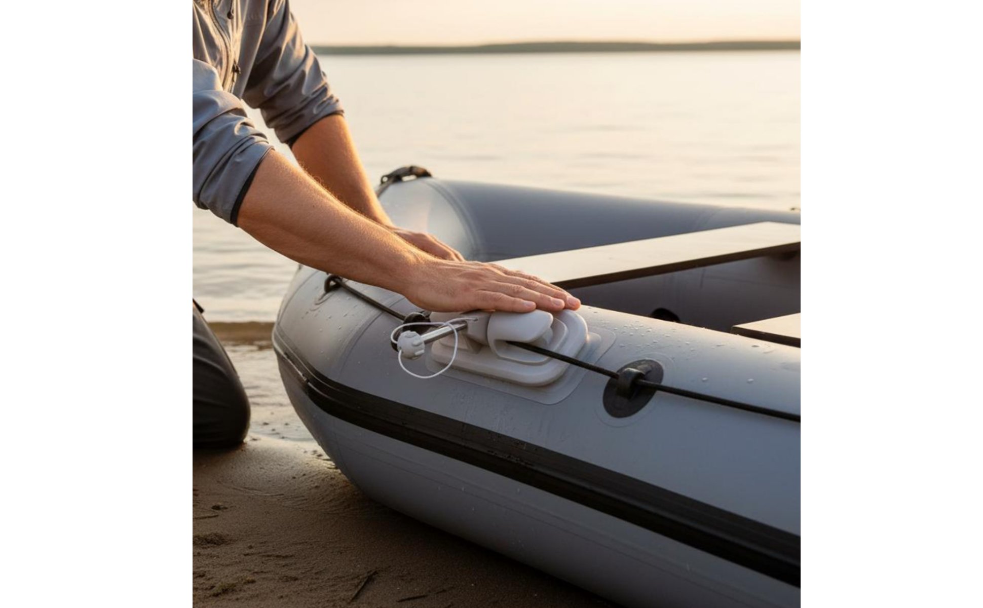 Inflatable Boat Paddle Lock Sturdy Kayak Oar Mount Attachment Easy Installation