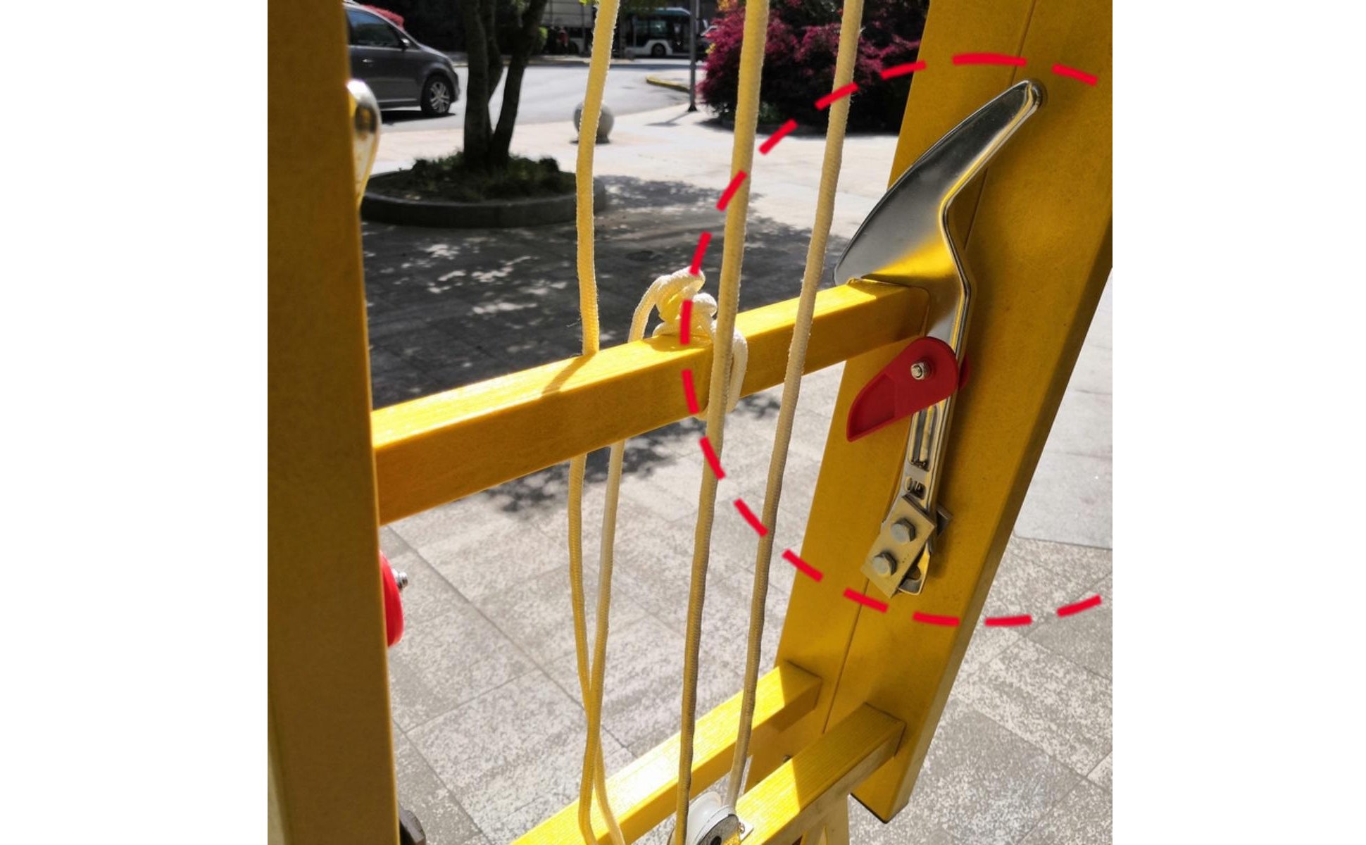 Telescopic Ladder Lock Bracket Heavy Duty Aluminum Ladder Lock