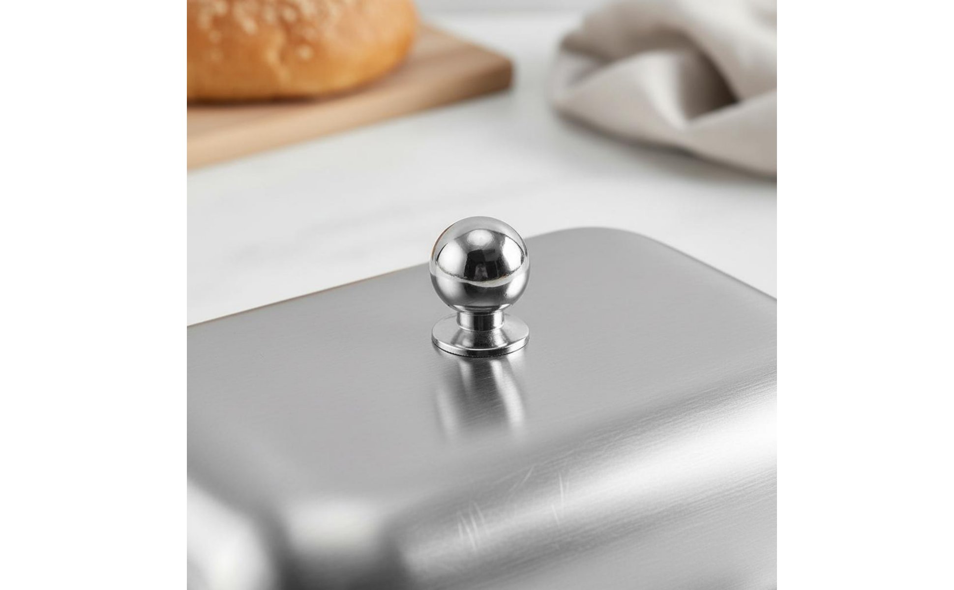 Stainless Steel Butter Dish Rust-Resistant Butter Container with Lid for Kitchen