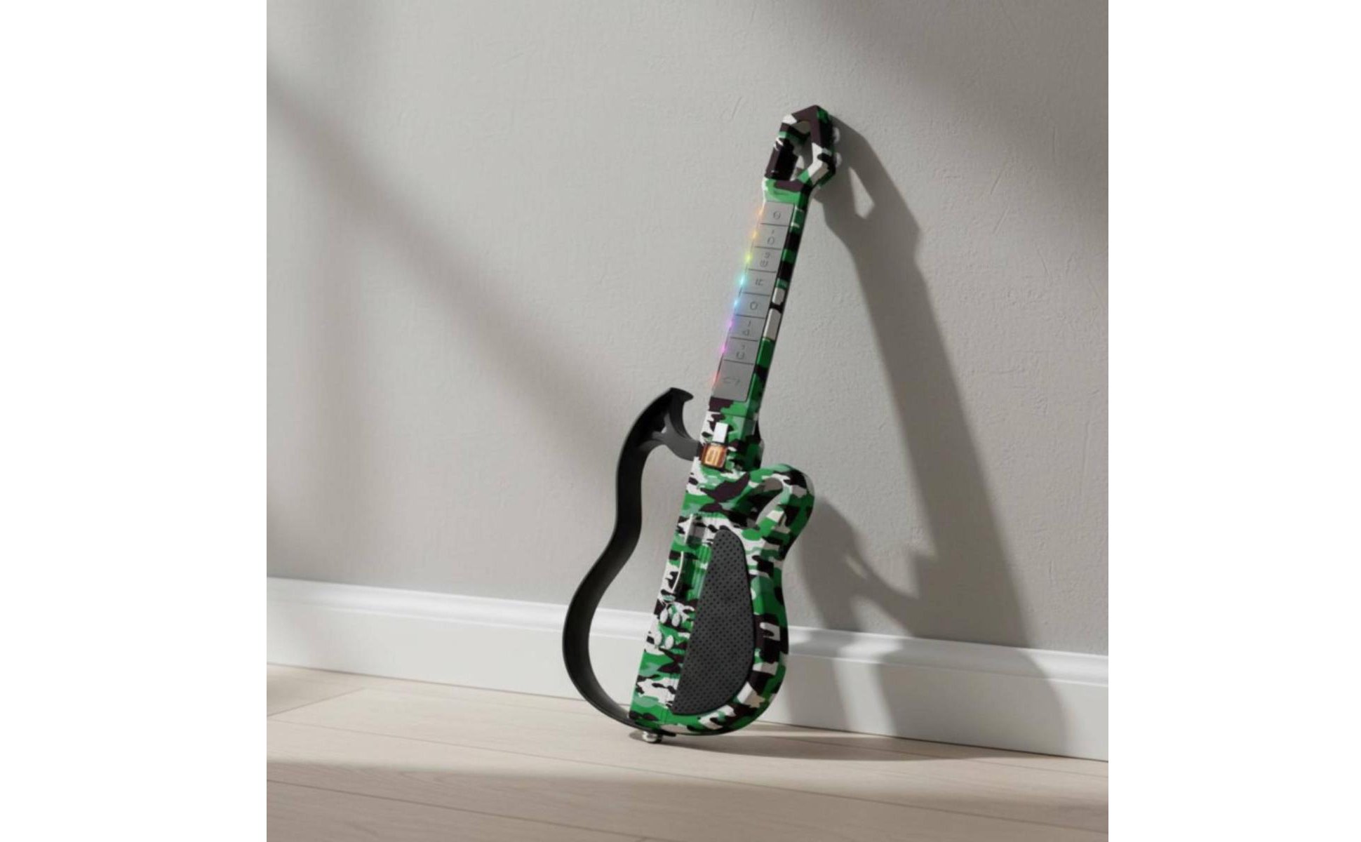 Smart Stringless Guitar Bluetooth Connectivity Light-up Learning Guitar
