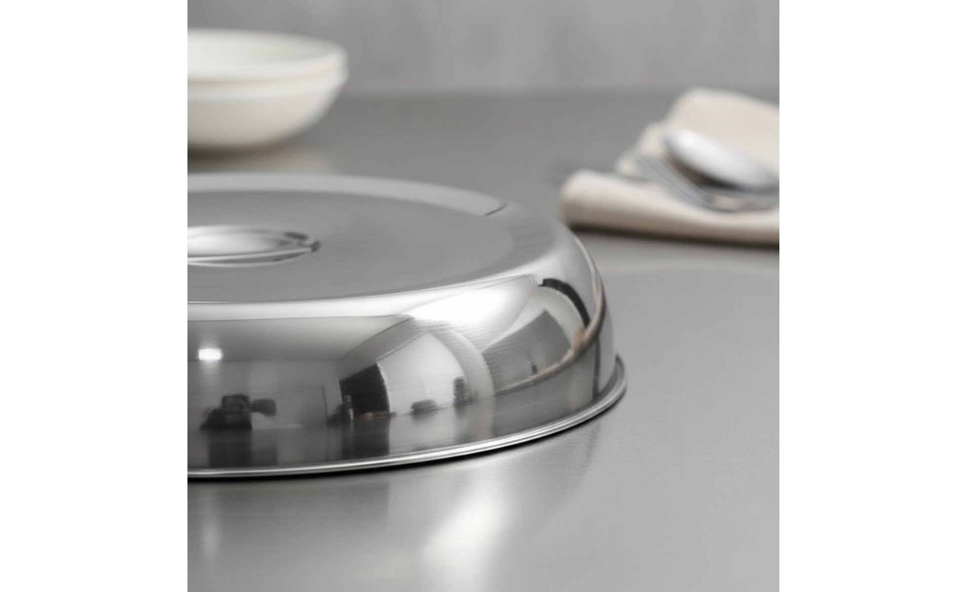 Teppanyaki Grill Cover Thickened Material Steak Plate Cover Mirror Polished