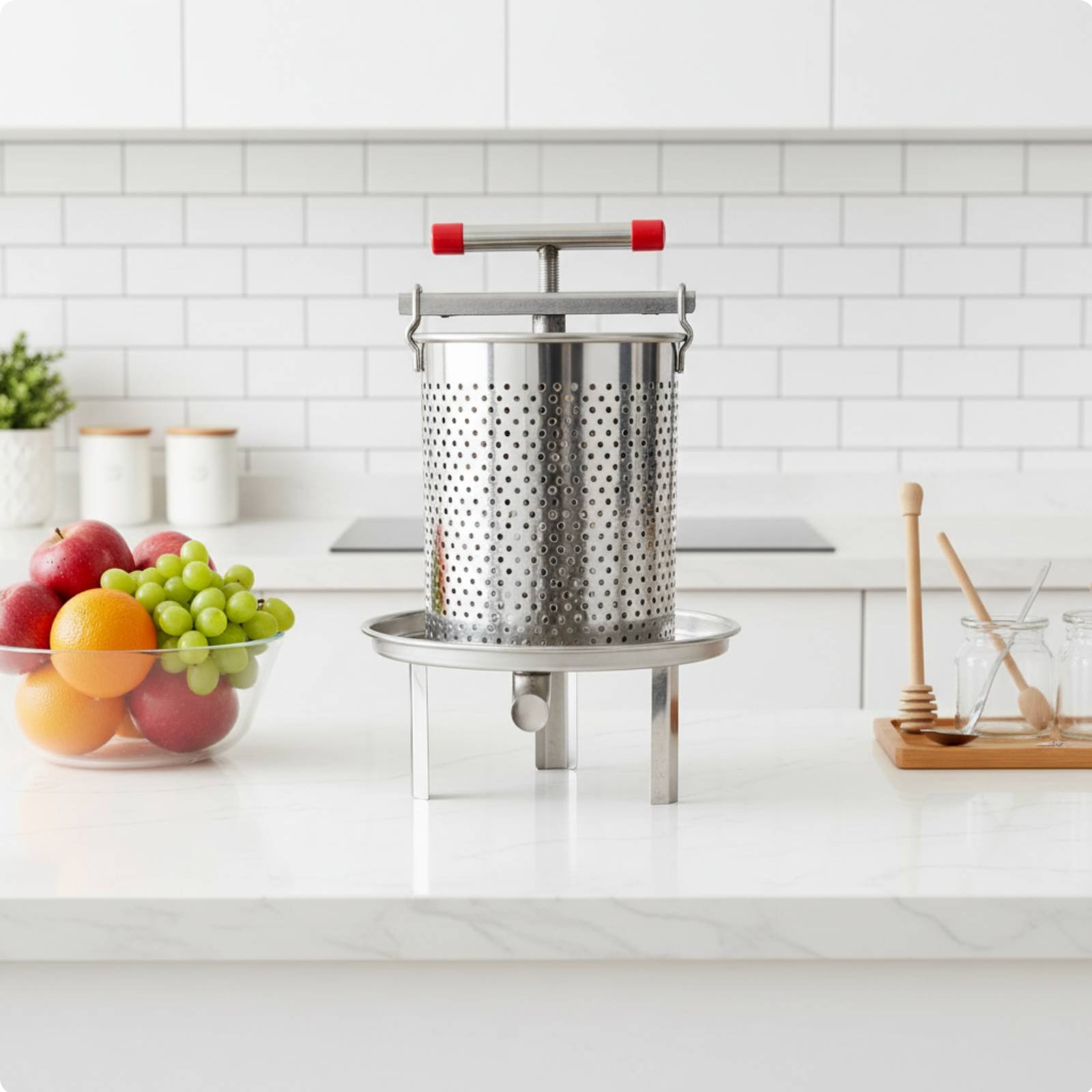 Stainless Steel Honey Press Multi-Purpose Household Honeycomb Presser Heavy