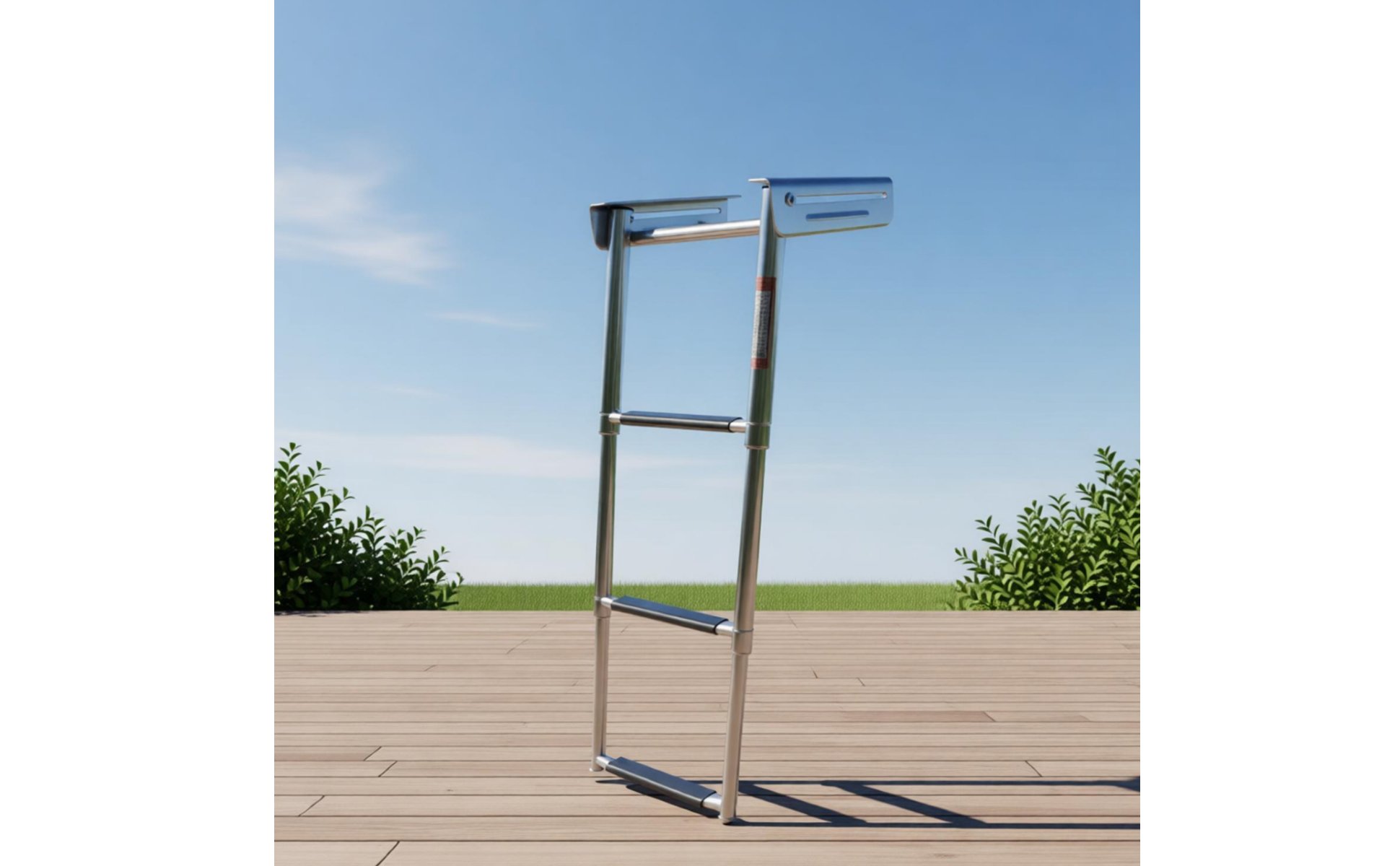 Telescoping Boat Ladder Foldable Folding Boarding Ladder
