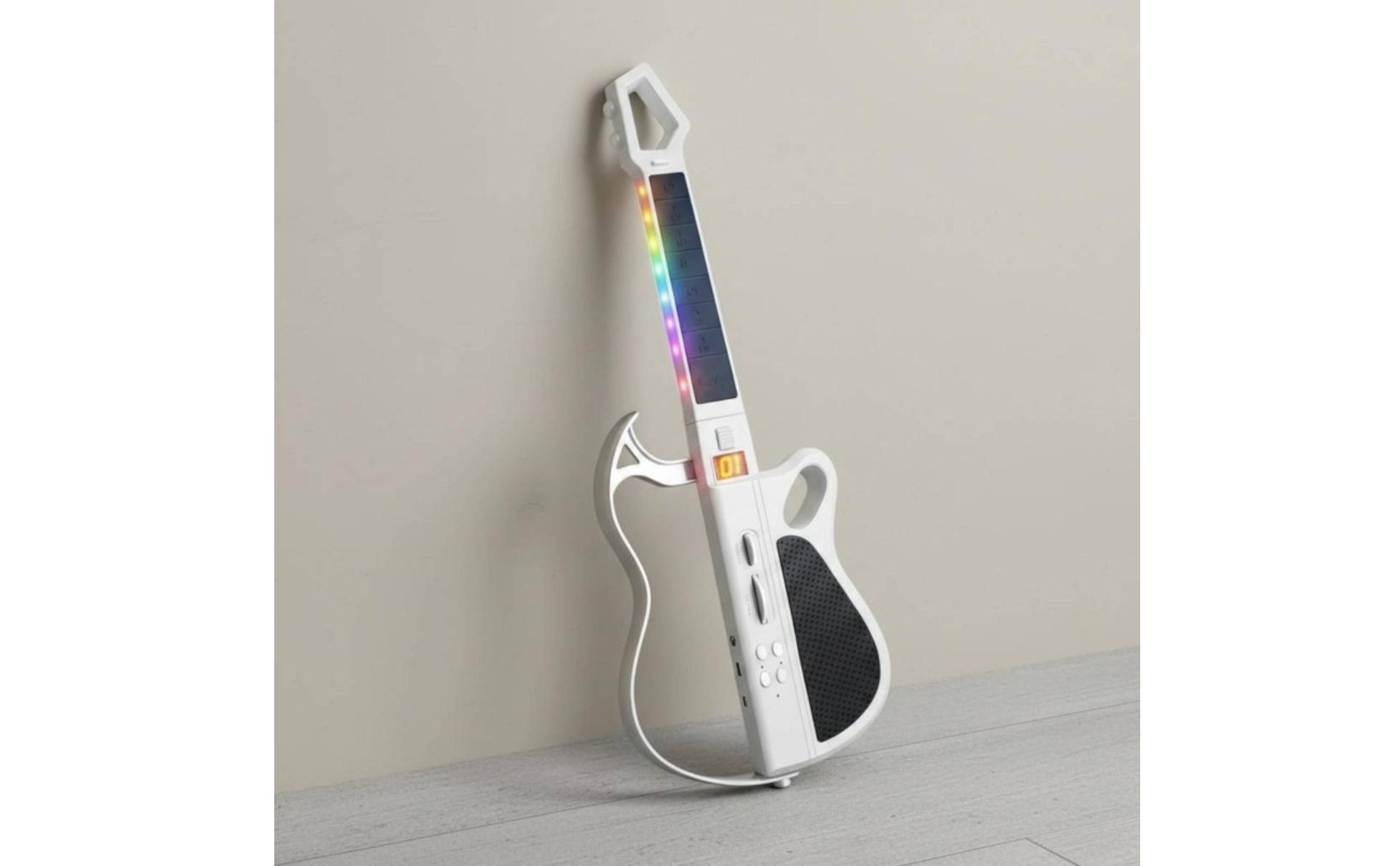 Smart Stringless Guitar Bluetooth Connectivity Light-up Learning Guitar