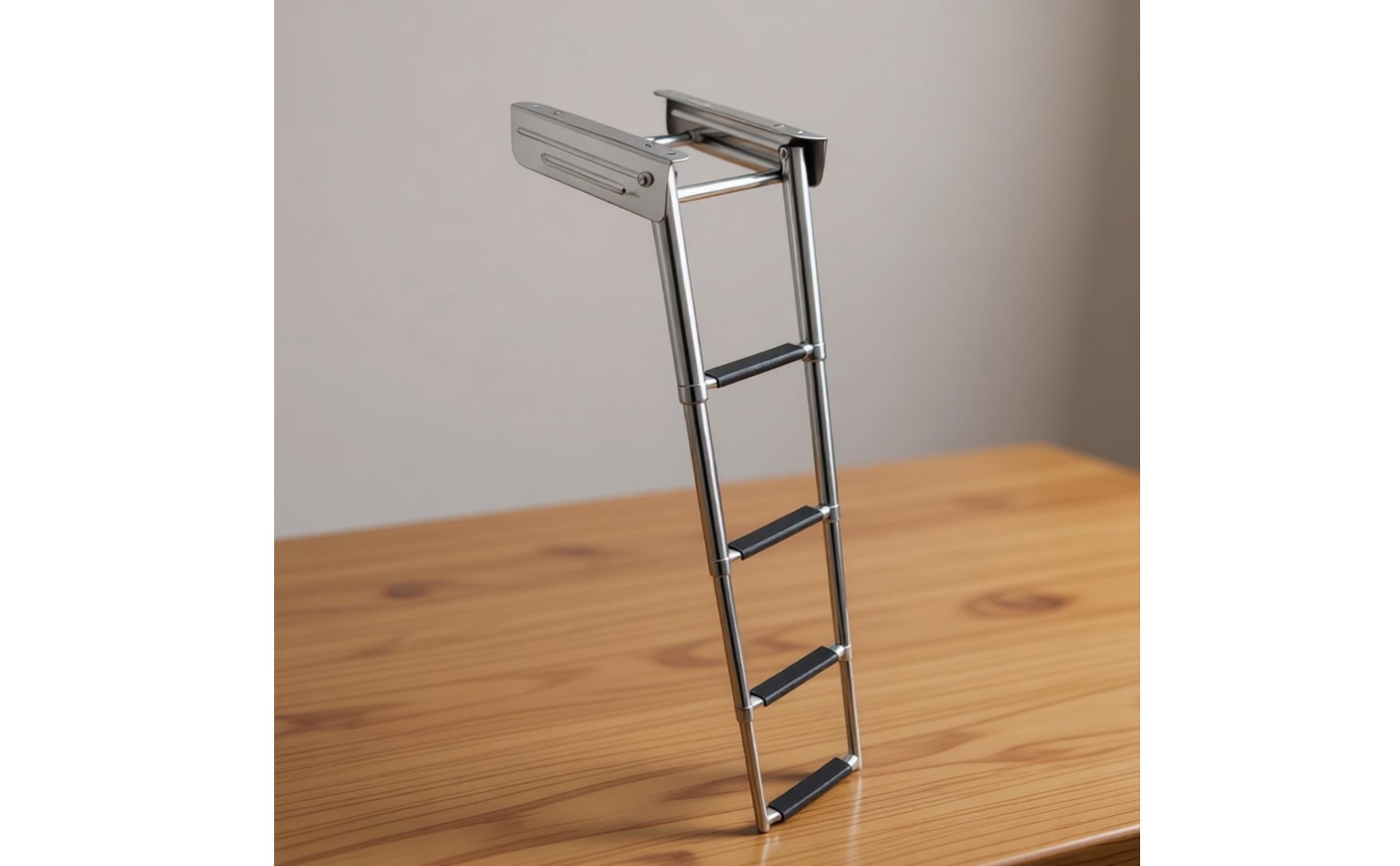Telescoping Boat Ladder Foldable Folding Boarding Ladder