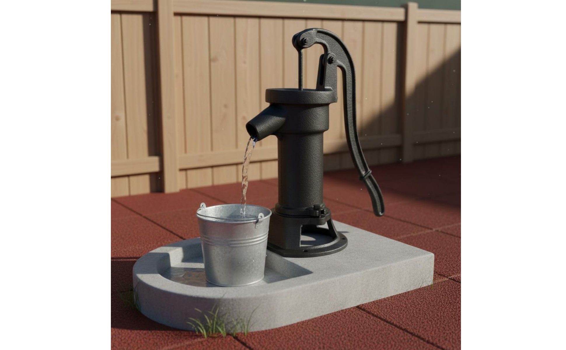 Cast Iron Hand Pump No Electricity Required Manual Well Pump Decorative