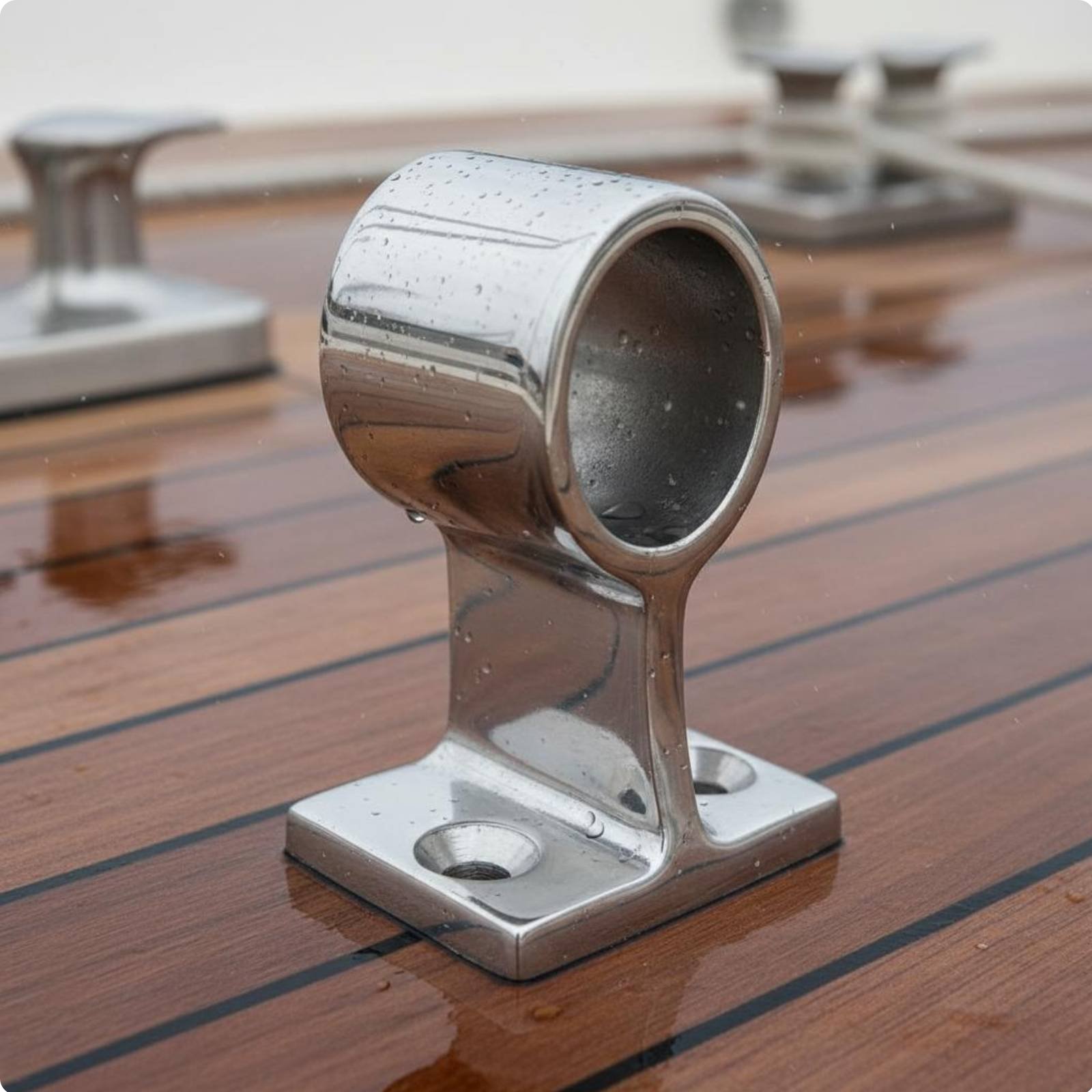 Yacht Railing Center Bracket Boat Hand Rail Center Bracket