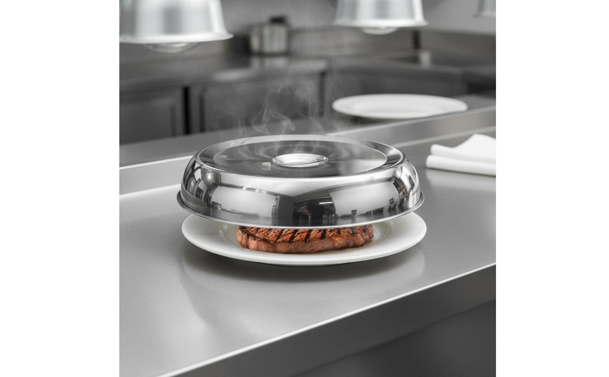 Teppanyaki Grill Cover Thickened Material Steak Plate Cover Mirror Polished