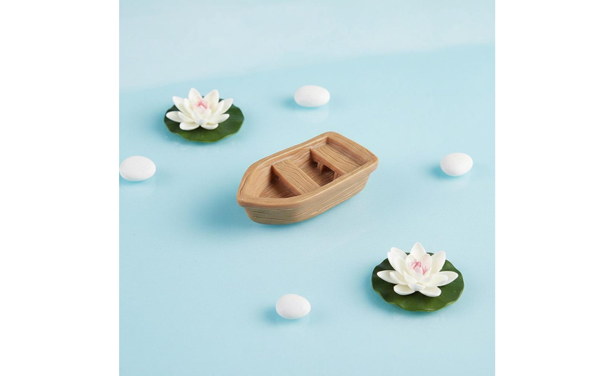 Micro Landscape Boat Sinks in Water Aquarium Boat Decoration Waterproof