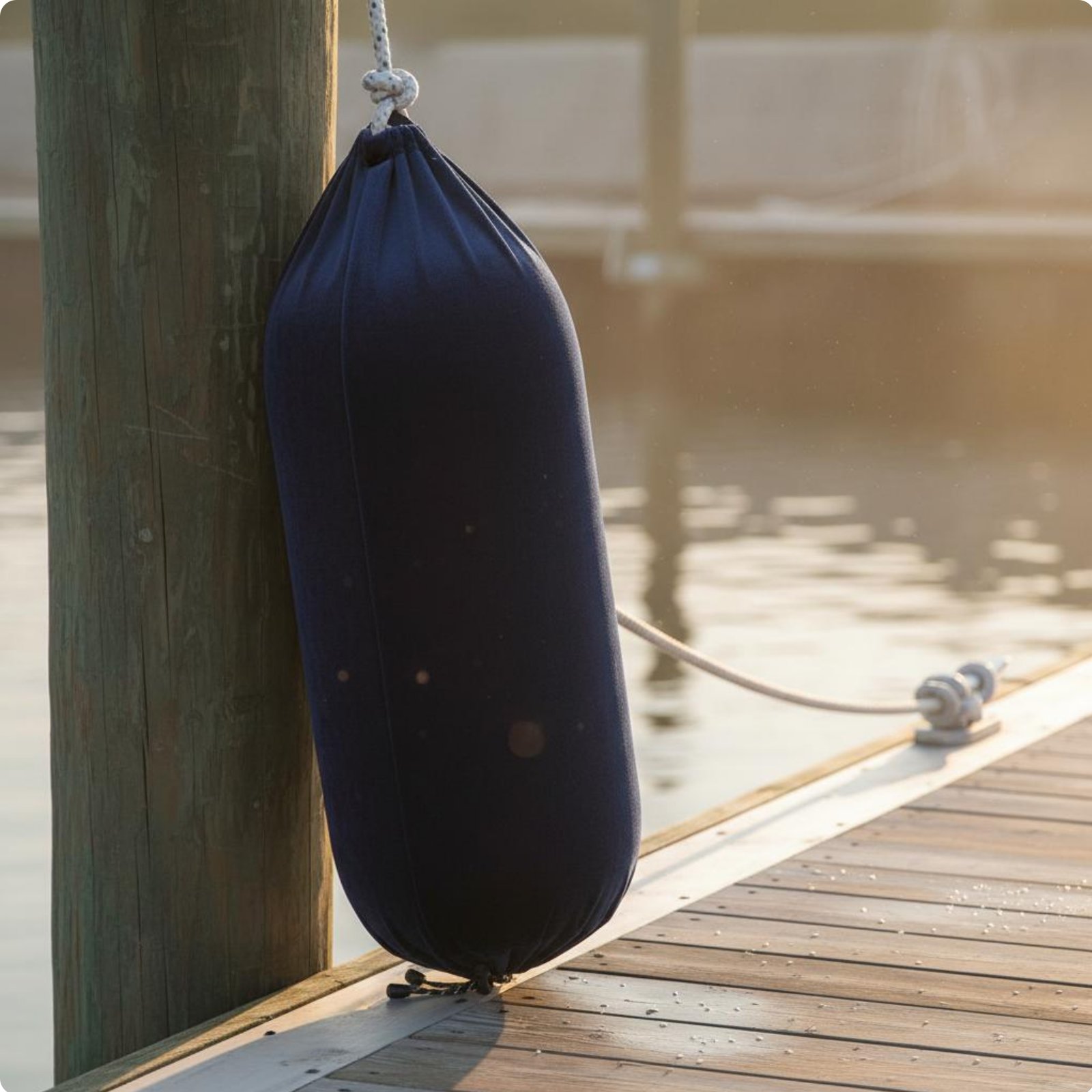 Yacht Bumper Sock Abrasion Protection Boating Accessory Soft Textile for