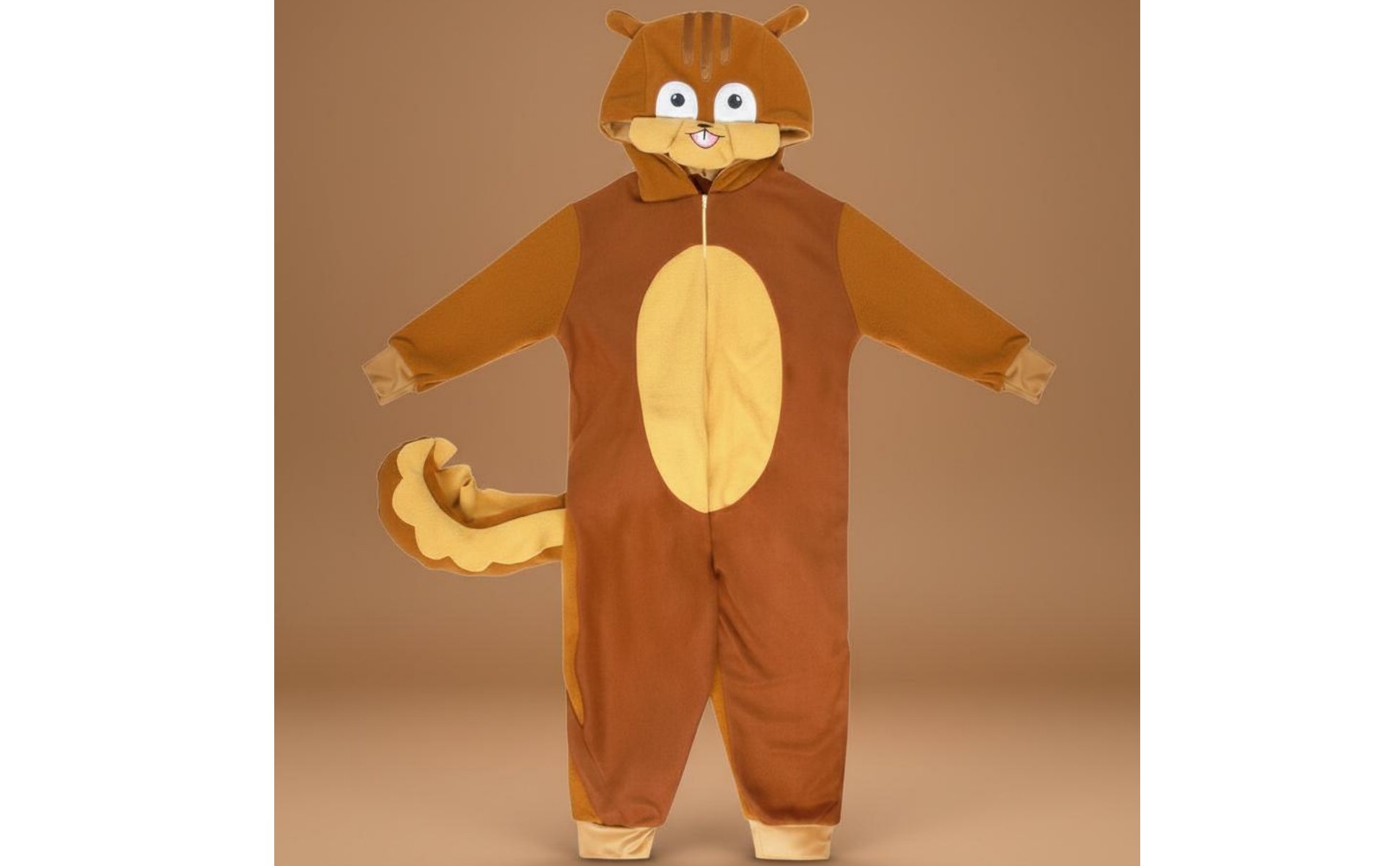 Kids Squirrel Costume Single-Piece Design Squirrel Role-Play Outfit