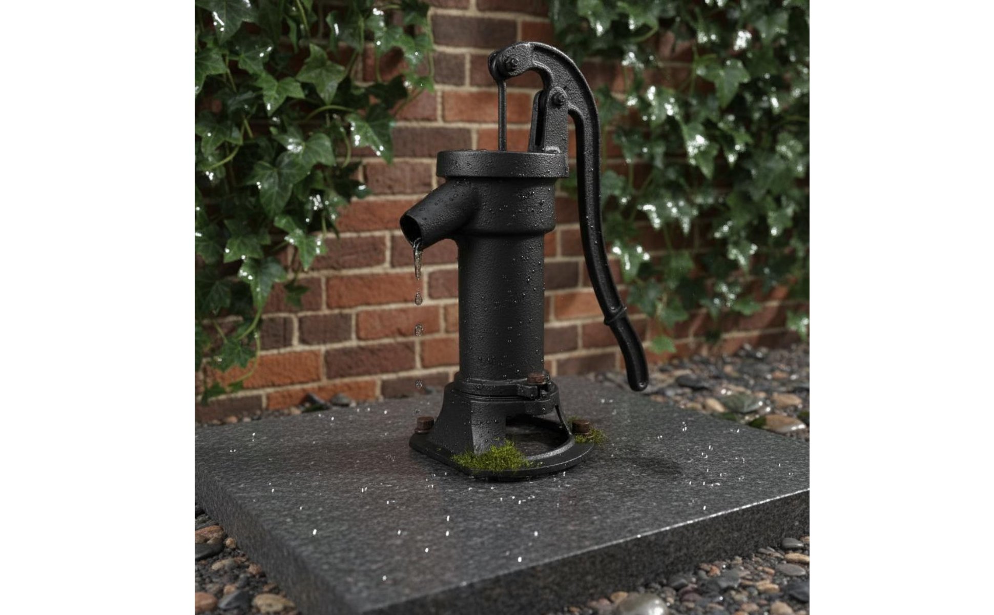 Cast Iron Hand Pump No Electricity Required Manual Well Pump Decorative
