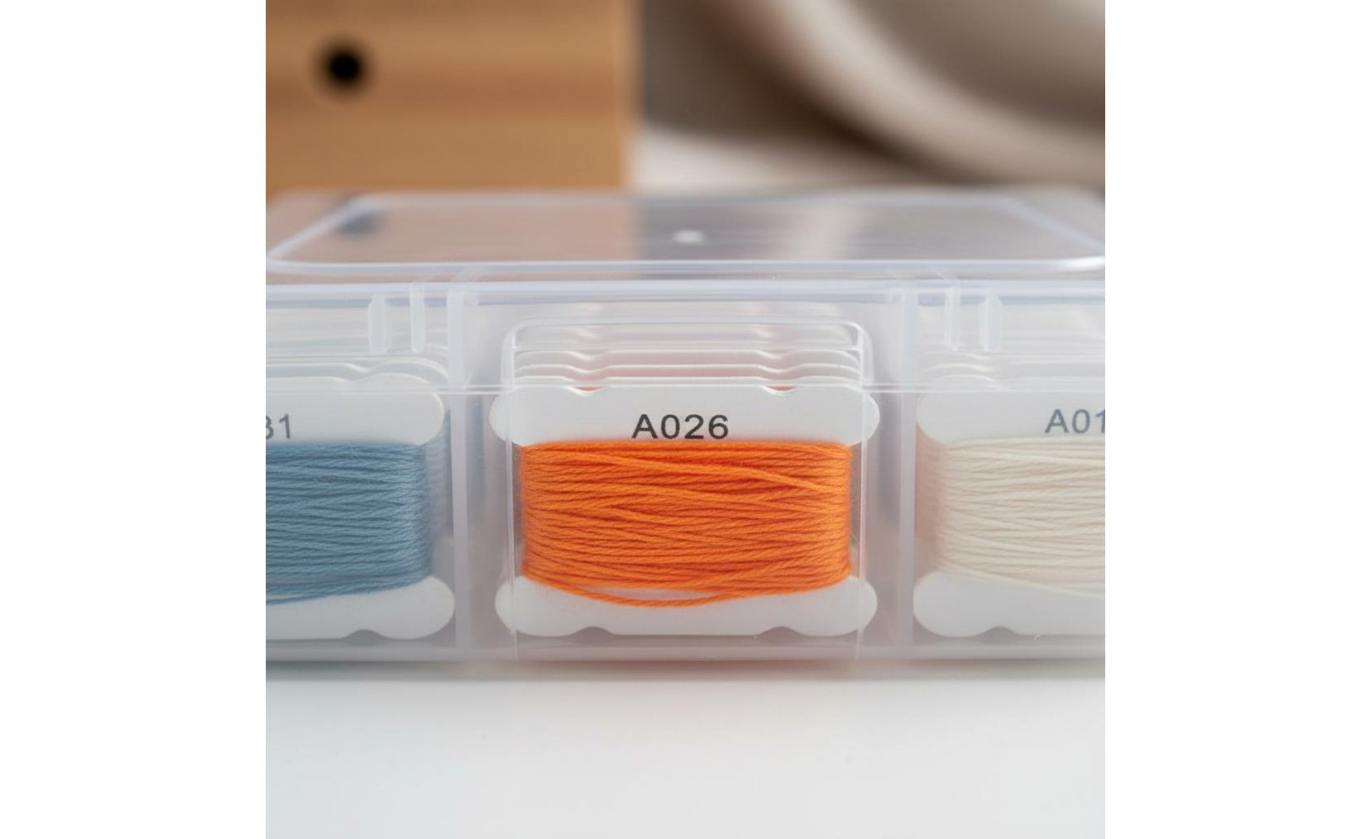 Cross Stitch Thread Kit Multi-Color Embroidery Floss Set Includes Storage Case