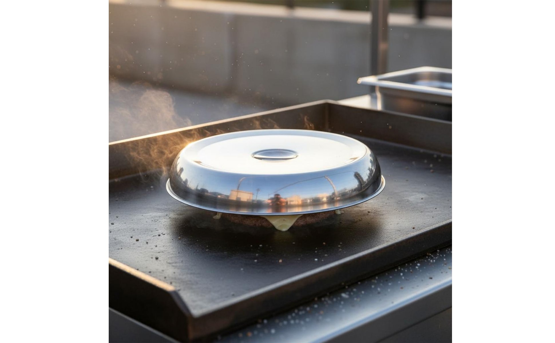 Teppanyaki Grill Cover Thickened Material Steak Plate Cover Mirror Polished