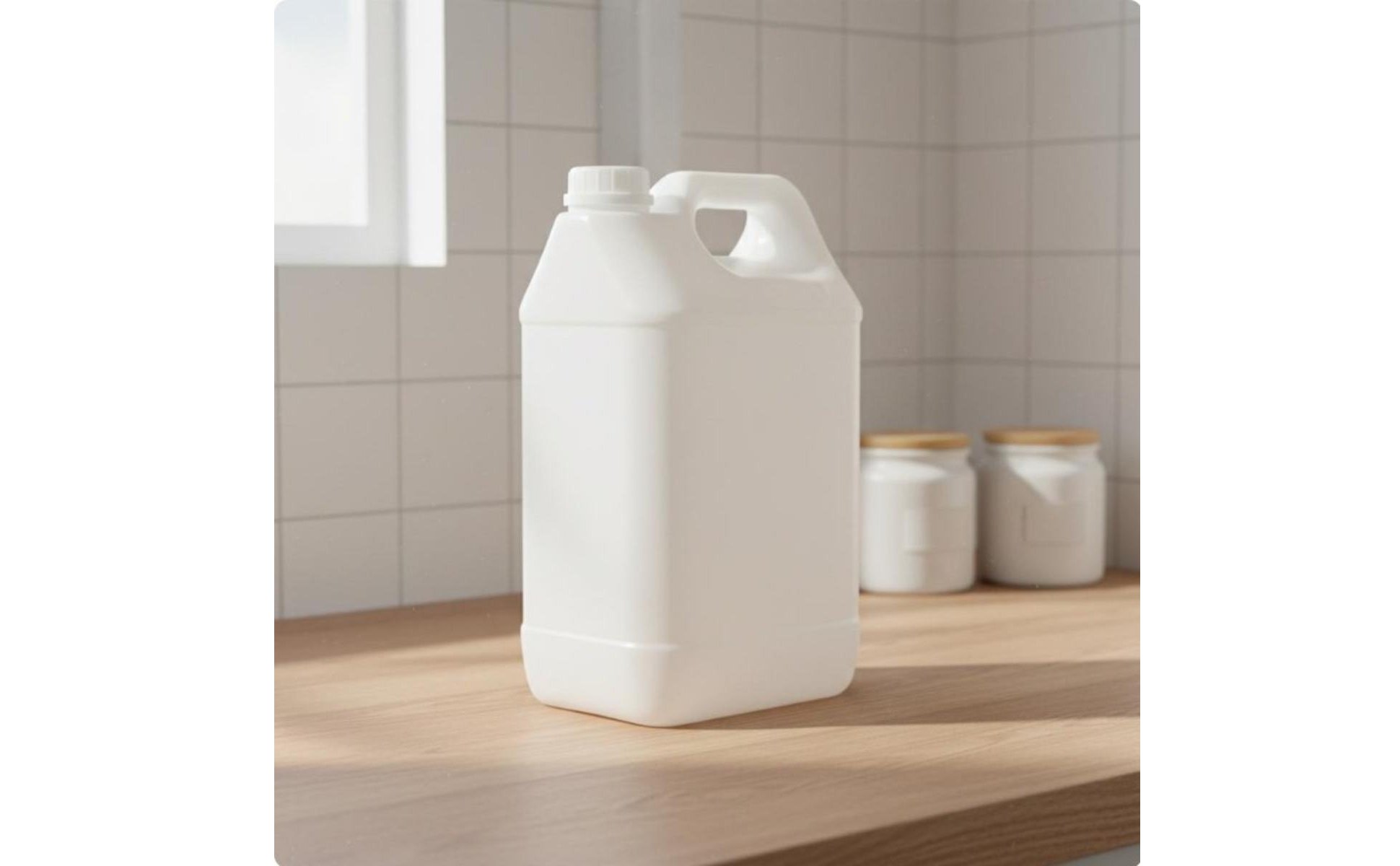 Food-Safe Plastic Jug Versatile Large Capacity Oil Bottle Leak-Resistant