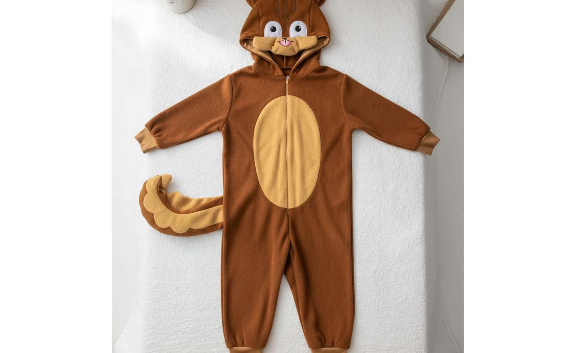 Kids Squirrel Costume Single-Piece Design Squirrel Role-Play Outfit