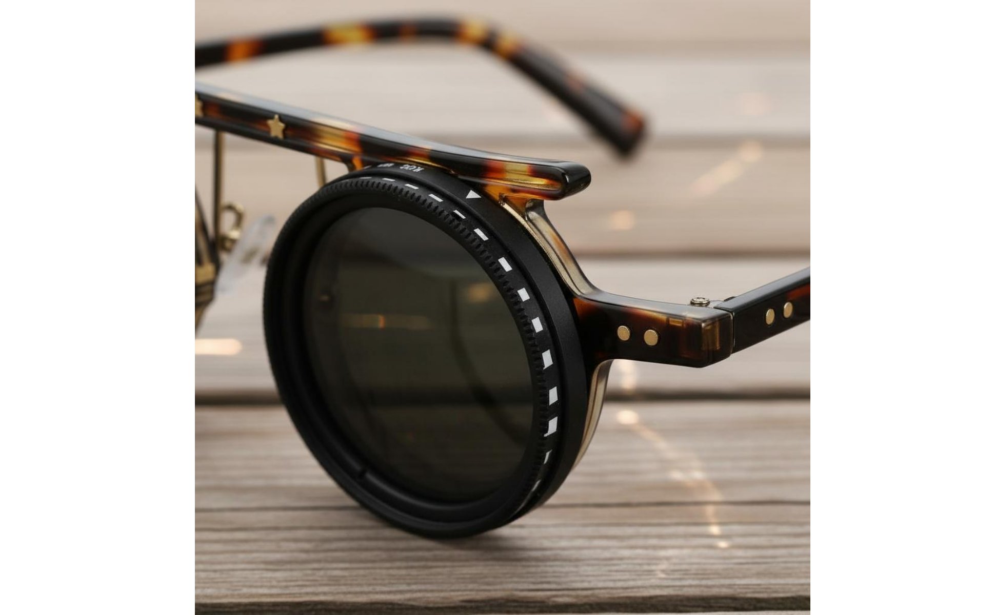 Verstellbare ND-Sonnenbrille polarisiert Sonnenbrille mit einstellbarer Tönung