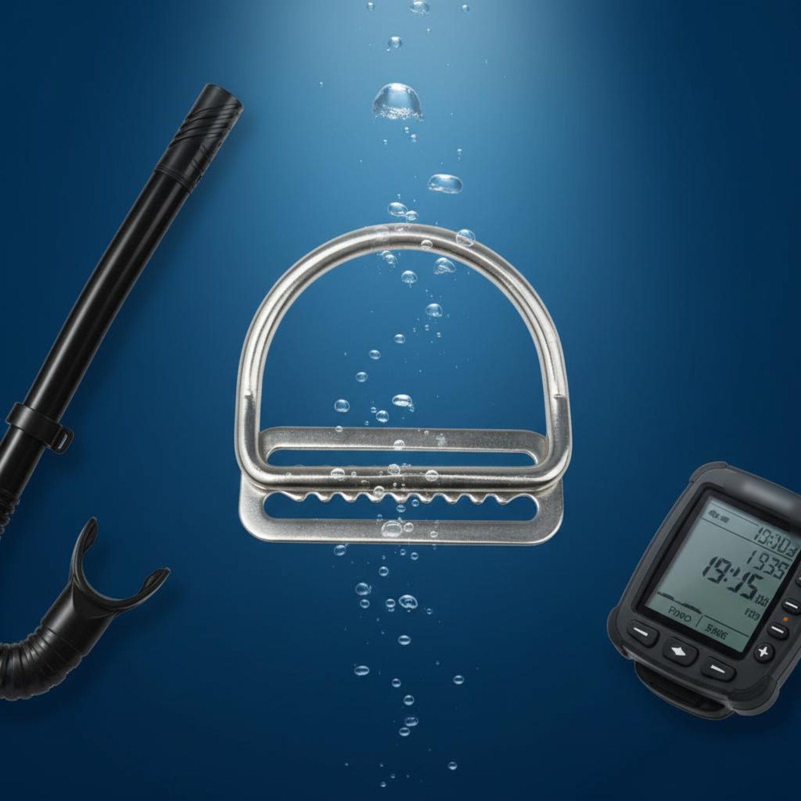 TECHNICAL DIVING D-LOOP Welded Stainless Steel Diving D-Loop £14.15 ...