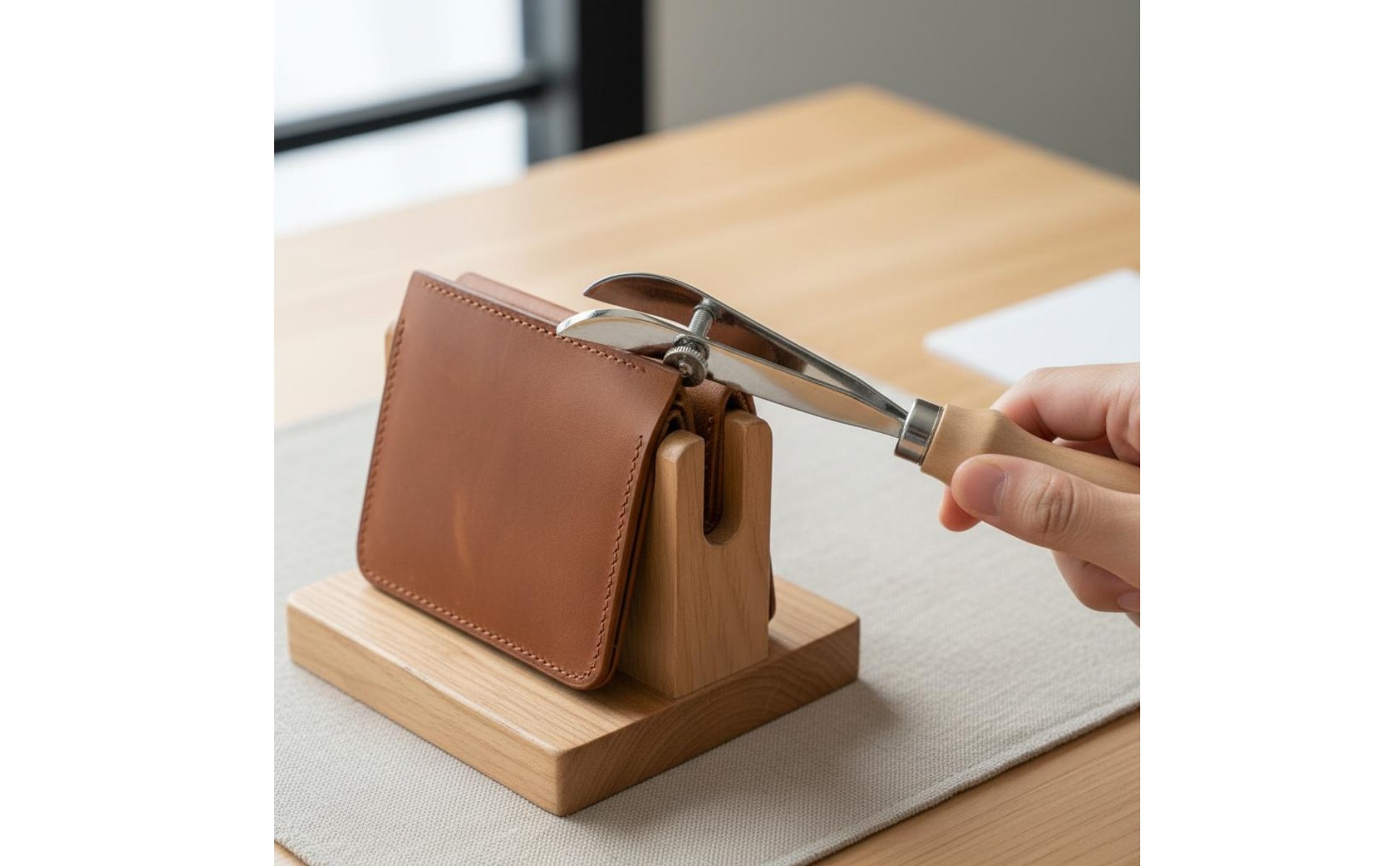 Raineuse à Cuir Réglable Qualité Professionnelle pour Atelier, Débutants