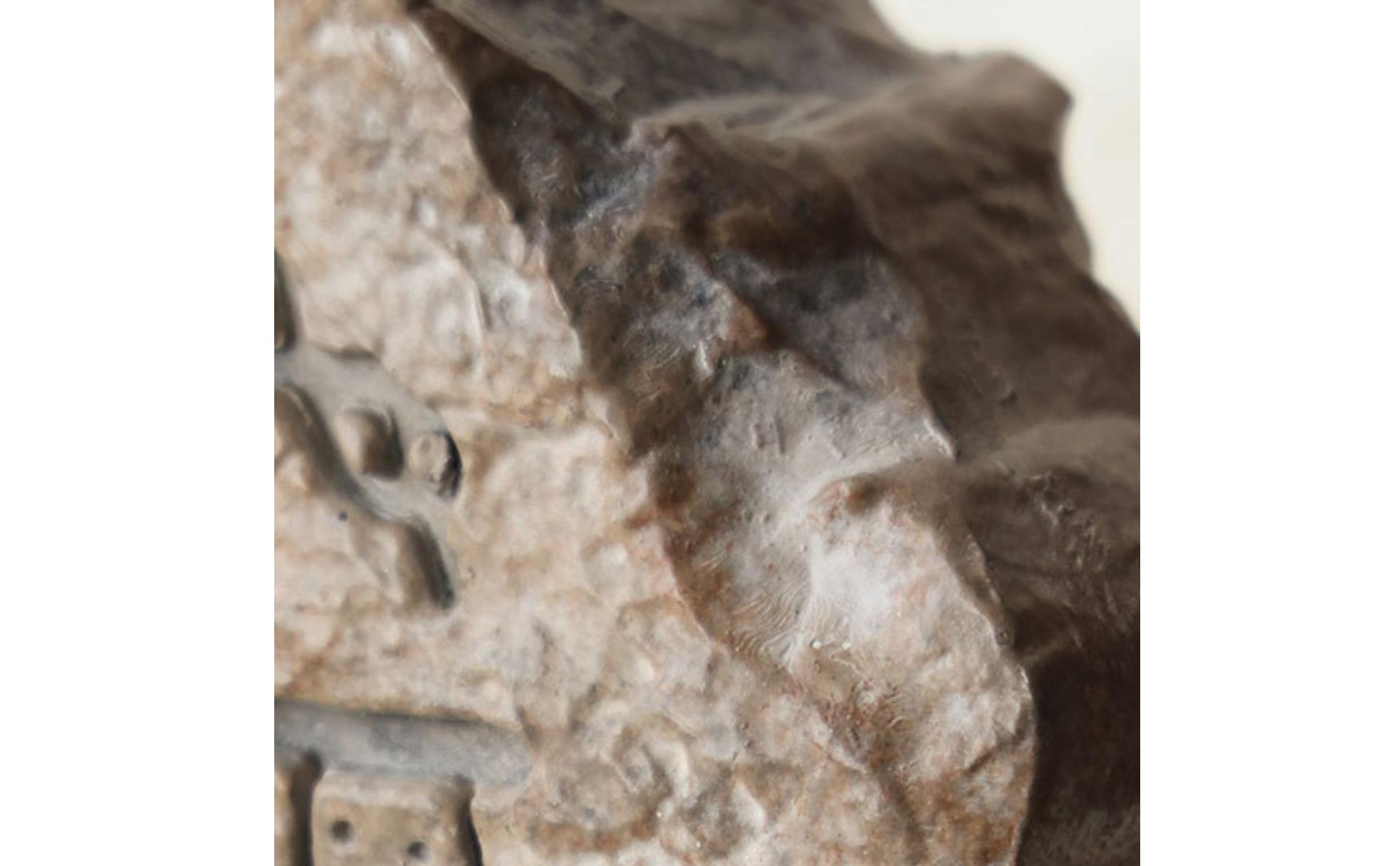 Primitive Rock Art Sculpture Wabi-Sabi Aesthetic Tribal Art Tabletop Ornament