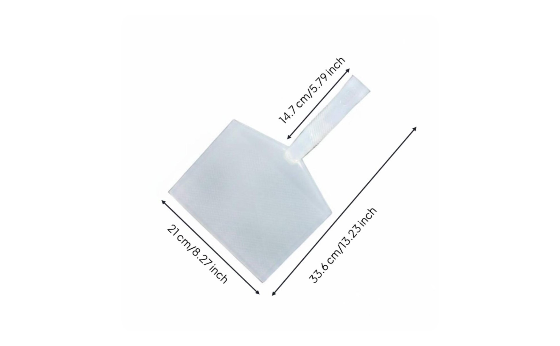 Plastic Plastering Hawk Thickened Design Handheld Mortar Board Lightweight