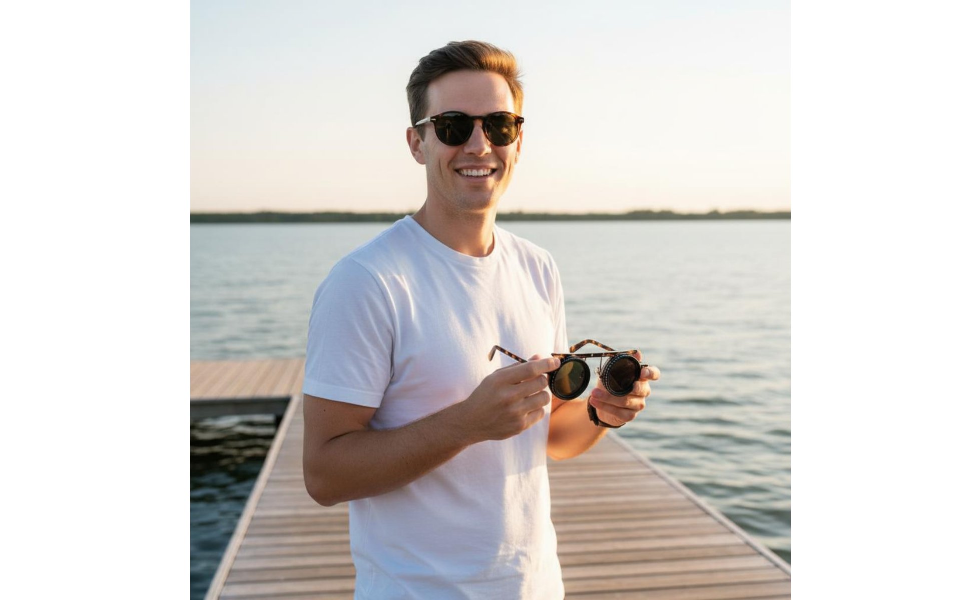 Verstellbare ND-Sonnenbrille polarisiert Sonnenbrille mit einstellbarer Tönung