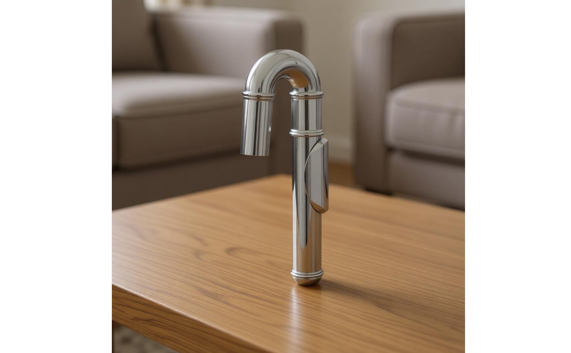 Silver Flute Head Joint Nickel-Plated Curved Flute Headjoint for Beginners