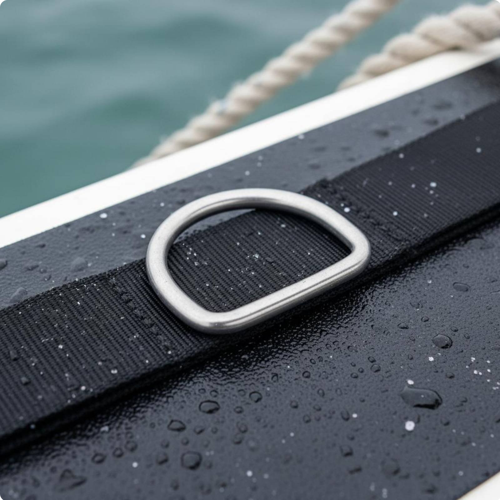 Stainless Steel D-Loop Rustproof Underwater Strap Retainer Professional Grade
